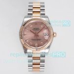 GS Factory Swiss Clone Rolex Datejust President Watch Champagne Dial with Diamond 